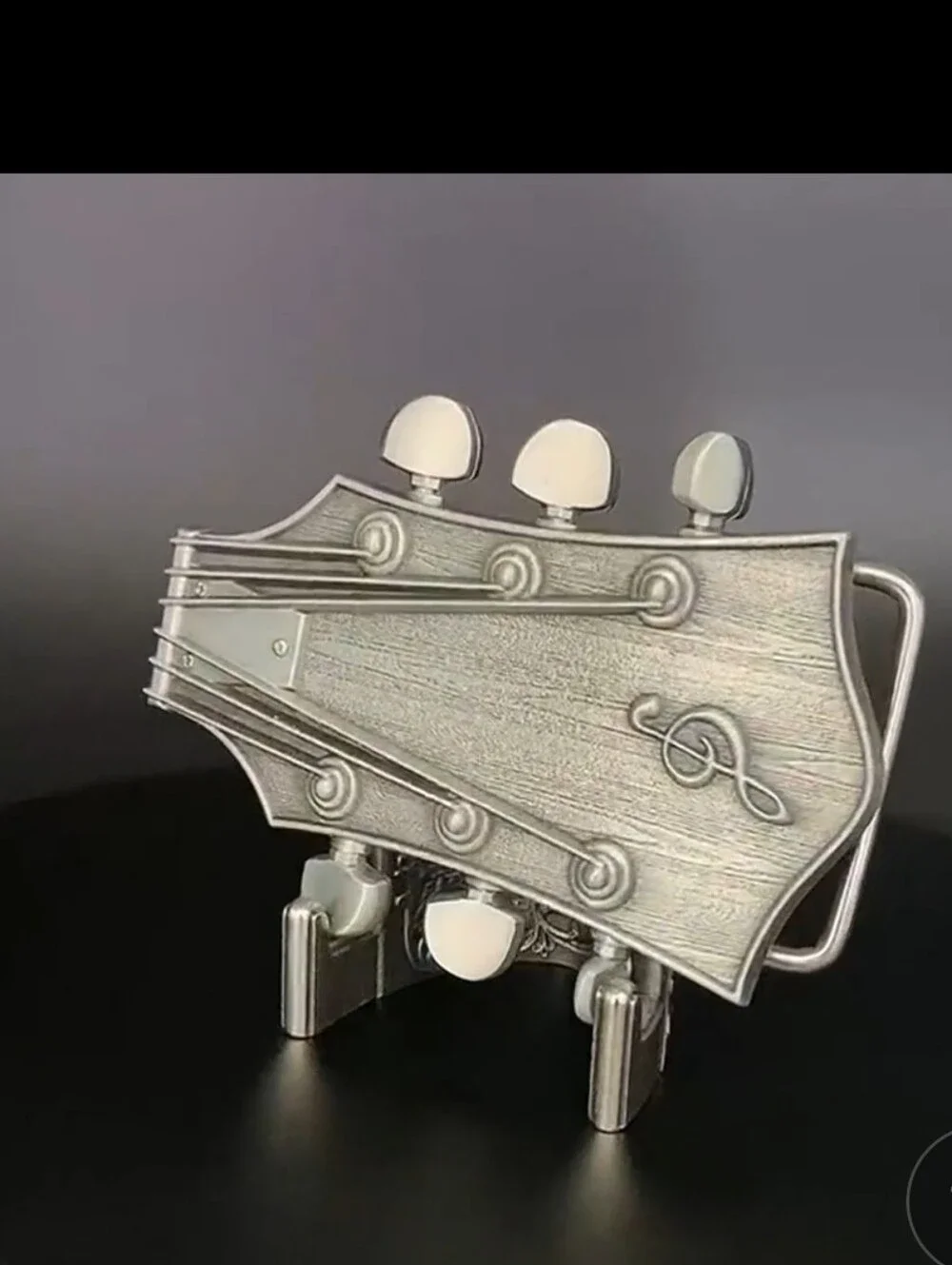 New guitar Headstock Musicians belt buckle See All 6 Color Choices